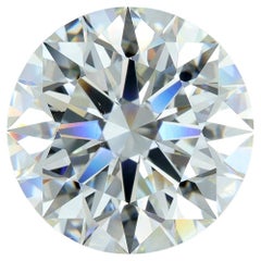 Diamante rotondo certificato GIA 8ct J VS2 sciolto o incastonato in un anello solitario Diamante rotondo certificato GIA 8ct J VS2 sciolto o incastonato in un anello solitario