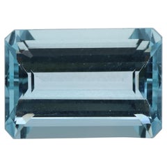 GIA Certified Natural Beryl Aquamarine Loose Stone