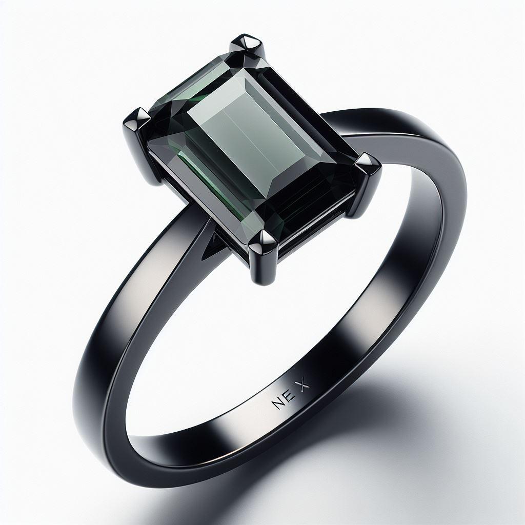 GIA Certified Natural Black Diamond 2 Carat Ring in 18K Black Gold Emerald Cut

Black is Beautiful. Black is Powerful.
We are very excited to introduce our brand new BLACK STARS collection worldwide! 
All Black Diamonds set in Black Coated 18K Gold.
