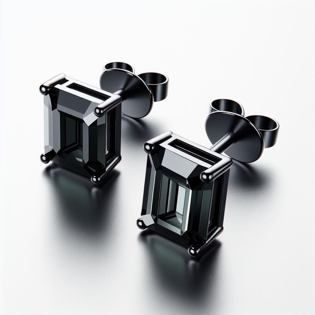 GIA Certified Natural Black Diamond Studs in 18K Black Gold, 2 Carat Emerald Cut

Black is Beautiful. Black is Powerful.
We are very excited to introduce our brand new BLACK STARS collection worldwide! All Black Diamonds set in Black Coated 18K