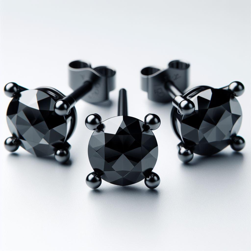 GIA Certified Natural Black Diamond Studs in 18K Black Gold 2 Carat Round Cut

Black is Beautiful. Black is Powerful.
We are very excited to introduce our brand new BLACK STARS collection worldwide! All Black Diamonds set in Black Coated 18K Gold.