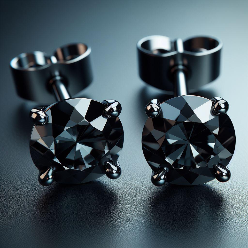 GIA Certified Natural Black Diamond Studs in 18K Black Gold 6 Carat Round Cut

Black is Beautiful. Black is Powerful.
We are very excited to introduce our brand new BLACK STARS collection worldwide! All Black Diamonds set in Black Coated 18K Gold.