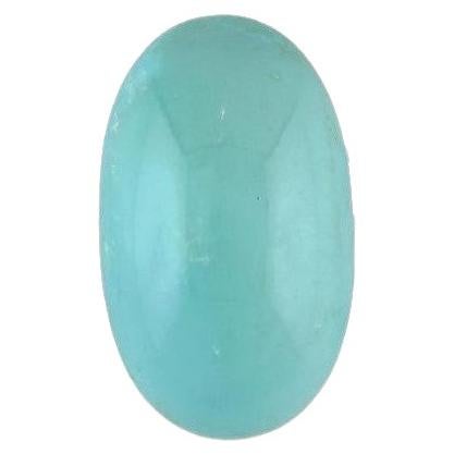 GIA-zertifizierter natürlicher blauer Türkis, ovaler Cabochon-Schliff, GIA-2191276494