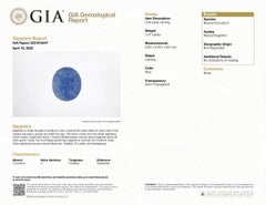 GIA zertifiziert natürlichen Burma geschnitzt Saphir 8,05 Karat keine Anzeichen von Heizung