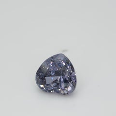 Naturel Spinelle bleue de 3,18 carats en forme de coeur bleu changeant au violet