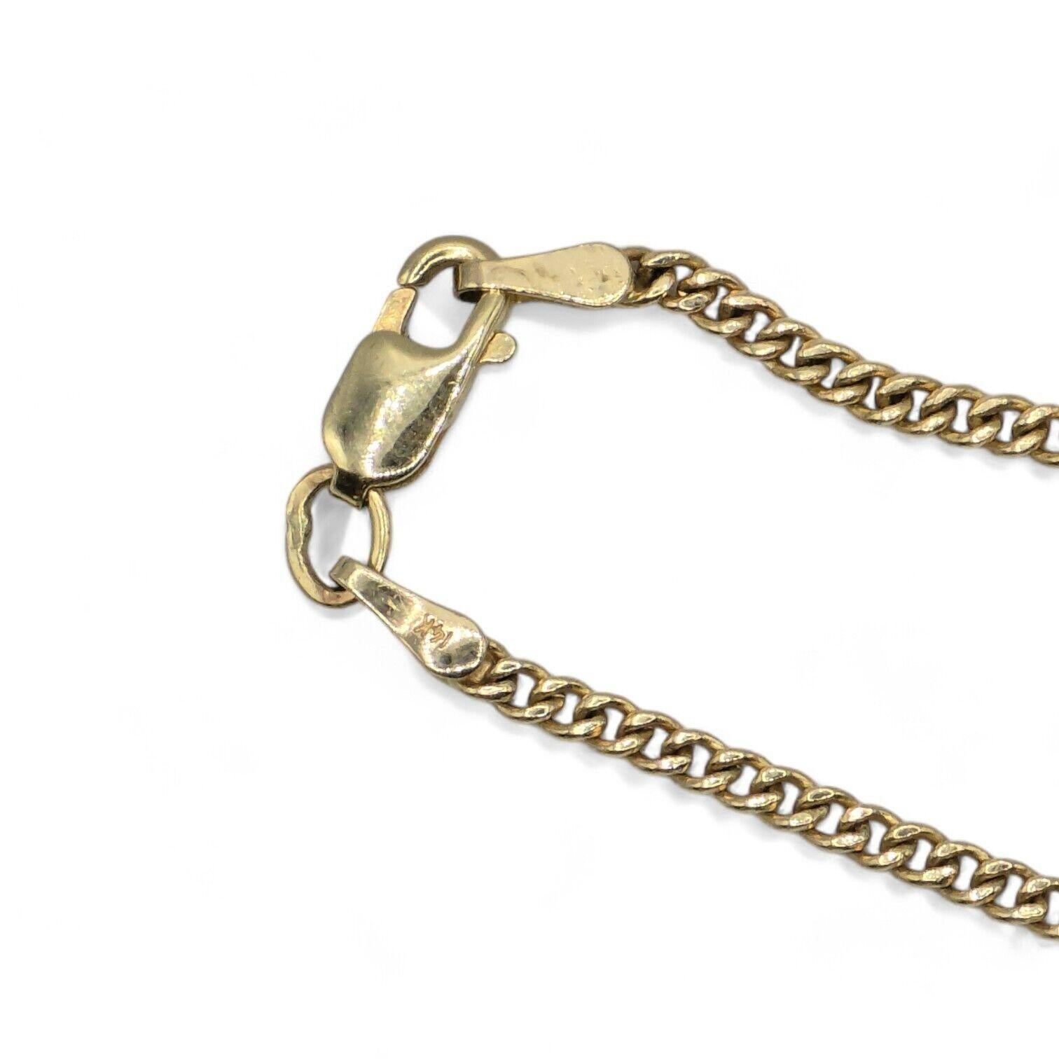 Colgante de oro amarillo de 14 quilates 585 con diamante natural certificado por GIA en venta 4