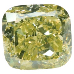 Diamant jaune brunâtre naturel certifié GIA de 0,76 carat