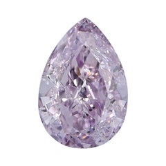 GIA Certified Natural Fancy Purplish Pink Polished Diamond