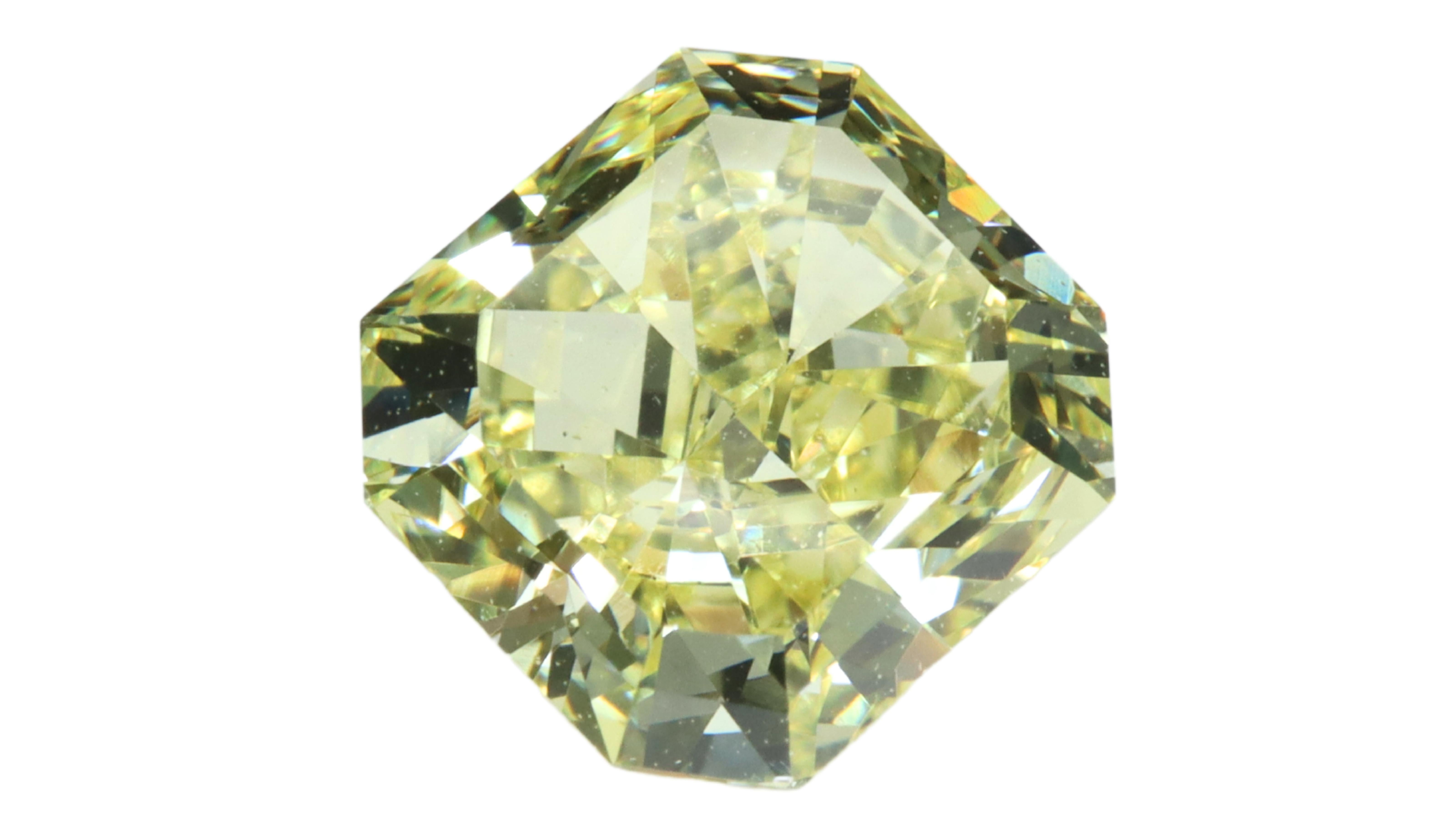 GIA-zertifizierter natürlicher gelber Fancy-Diamant 1,00 Karat (Gemischter Schliff) im Angebot
