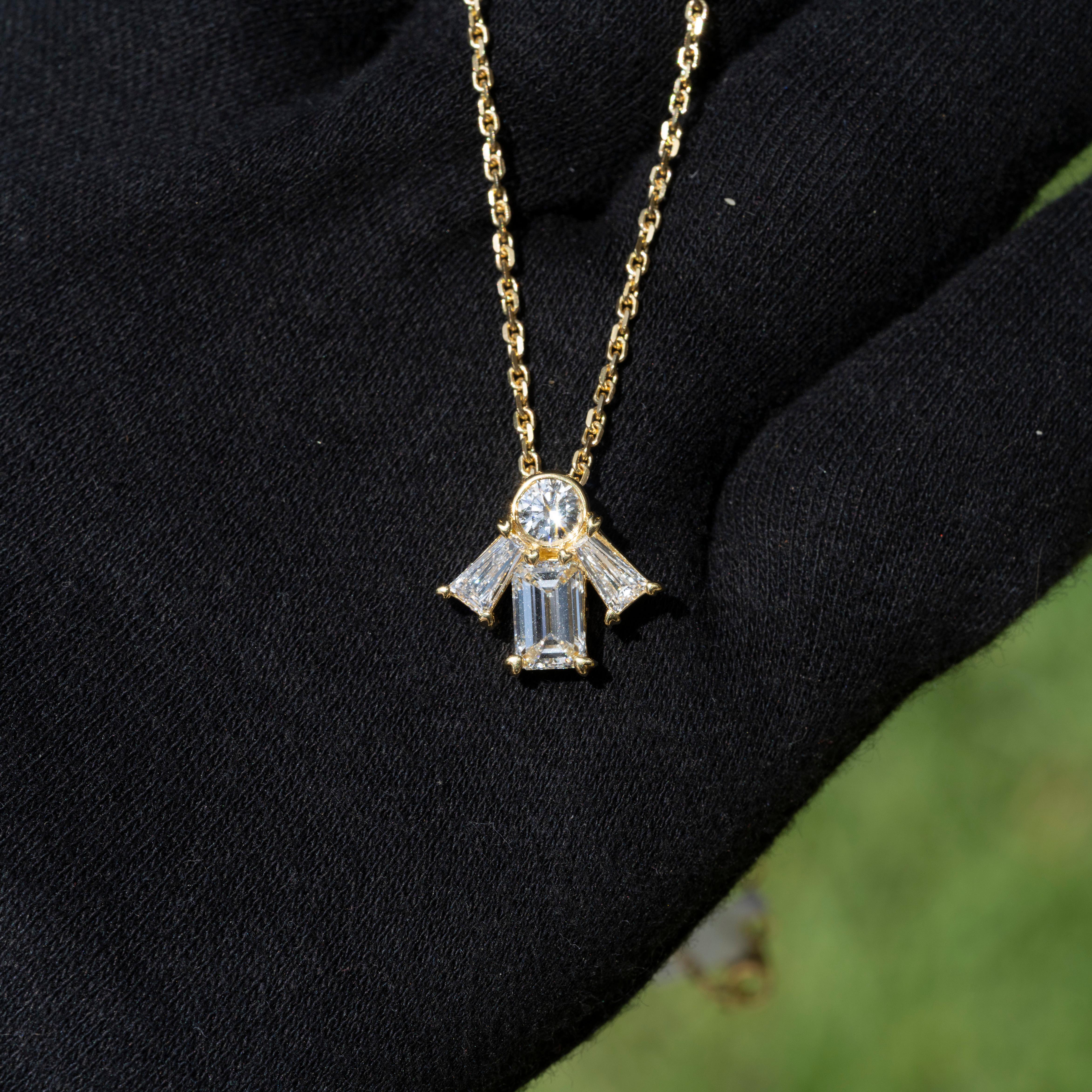 GIA Certified Natural Internally Flawless Diamond Pendant Necklace In New Condition In Boca Raton, FL