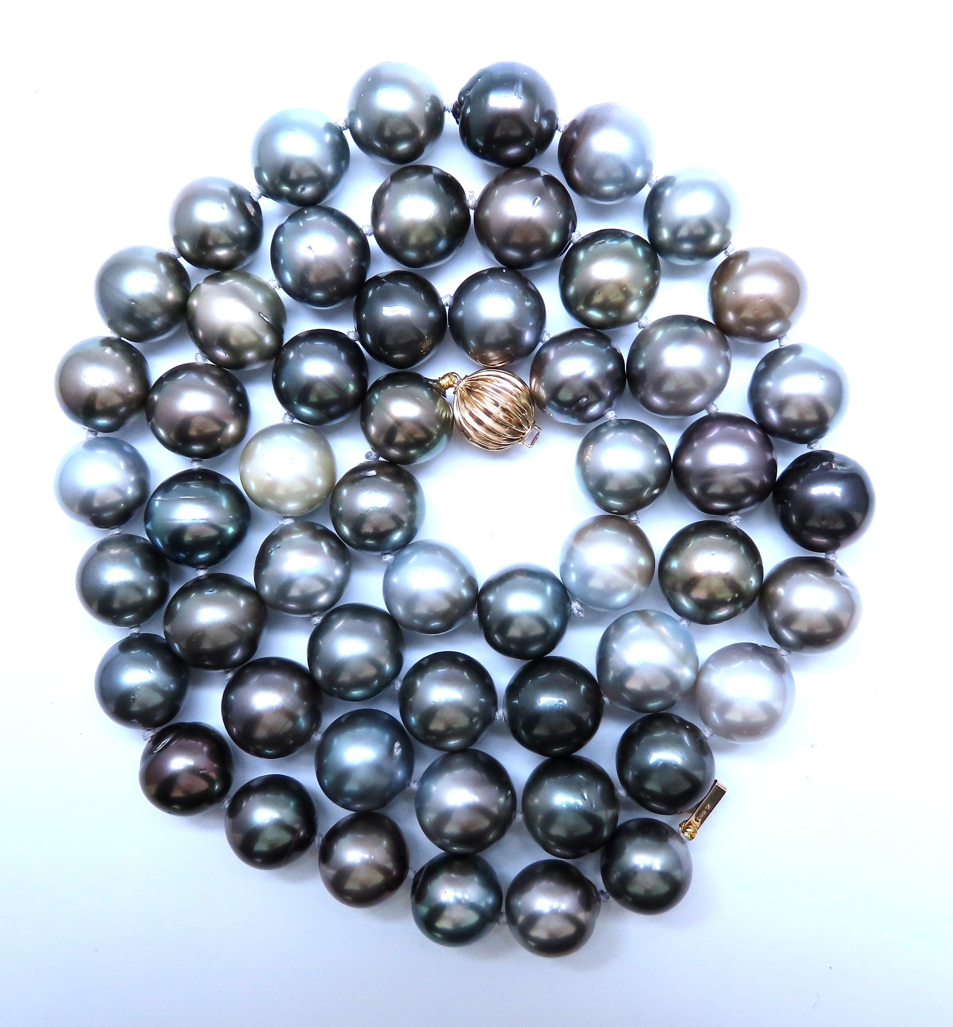 tahitian pearls peacock color