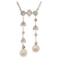 Vintage Drop Necklaces - 4,643 For Sale at 1stdibs