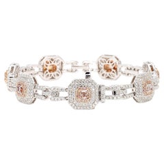 Bracciali tennis con diamanti Pink Diamond