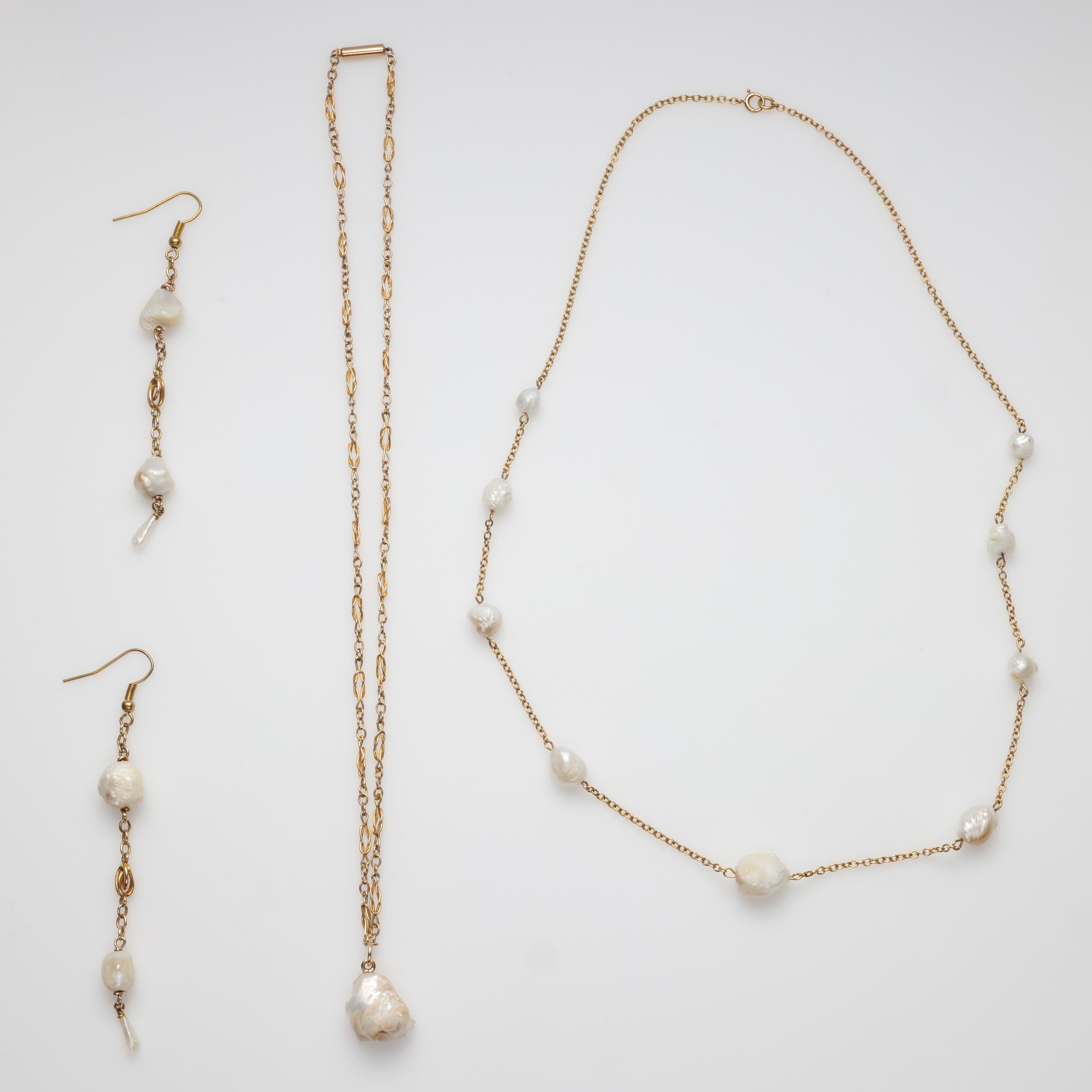 Collana, ciondolo e orecchini di Pearl River, rari, certificati GIA in vendita 11