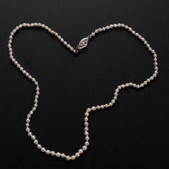 GIA Certified Natural Saltwater Pearl Necklace for a Child