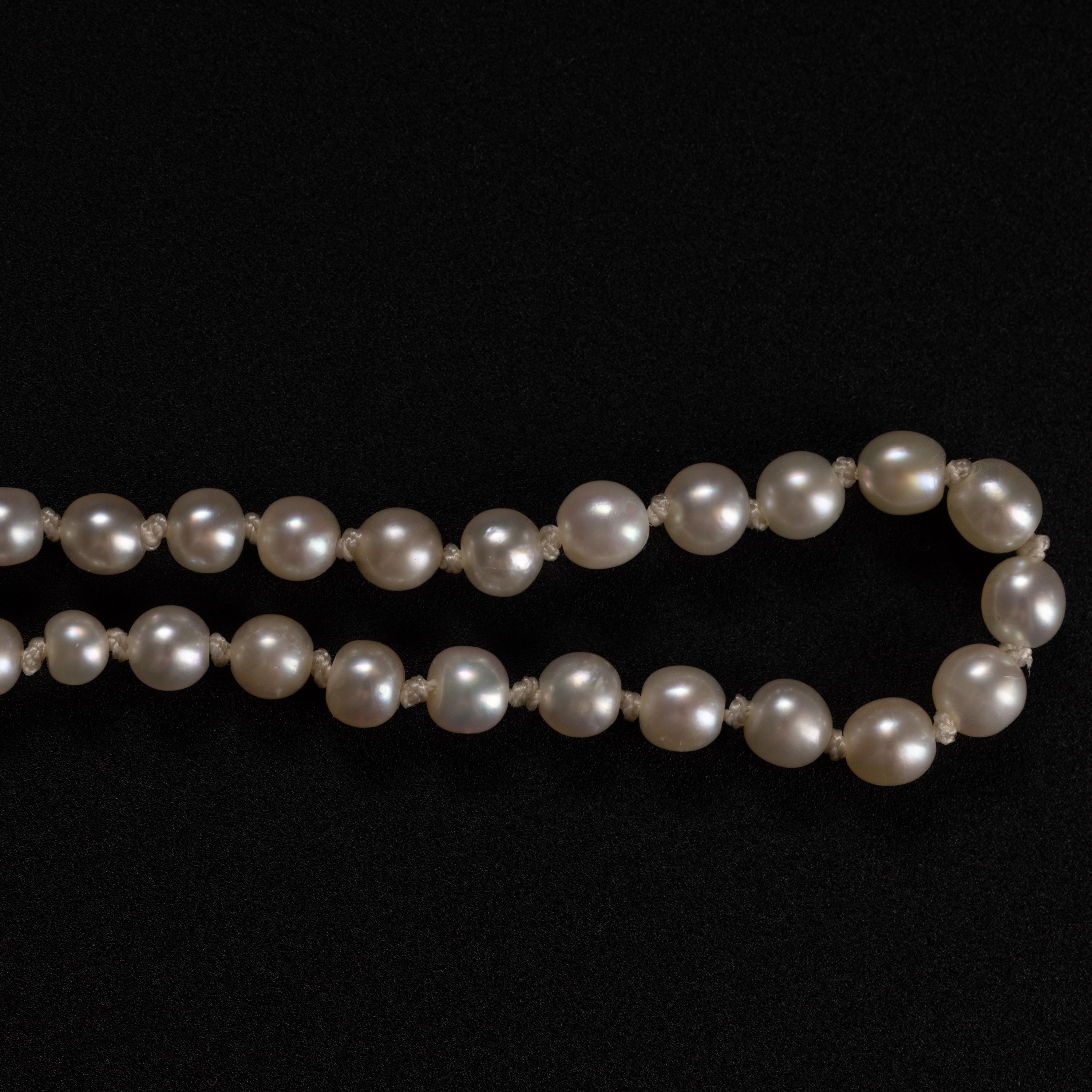 Women's or Men's GIA Certified Natural Saltwater Pearl Necklace for a Child