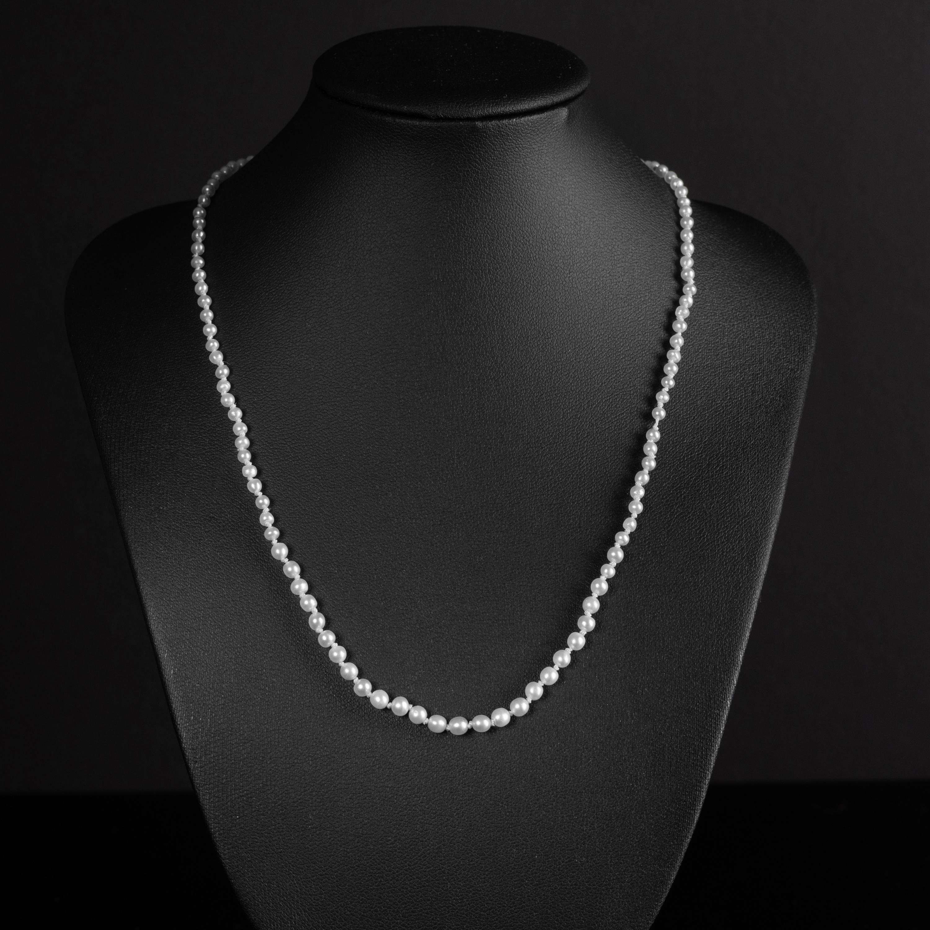 GIA Certified Natural Saltwater Pearl Necklace for a Child 1