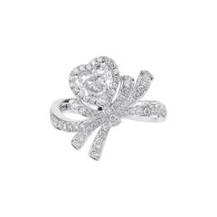 GIA Certified Natural Untreated 1.59 Carat White Diamond Engagement Wedding Ring
