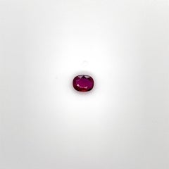 GIA Certified No Heat Cushion Ruby