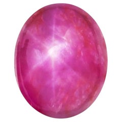 GIA Certified No Heat Natural Star Ruby Loose Stone Weighing 4.84 Carats