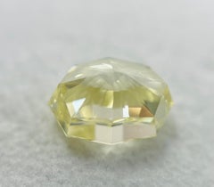 GIA Certificado Octagonal 1.54 Quilates Diamante Suelto Amarillo VS1