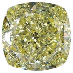 GIA a certifié 6,28 carats de diamants jaunes intenses de fantaisie 