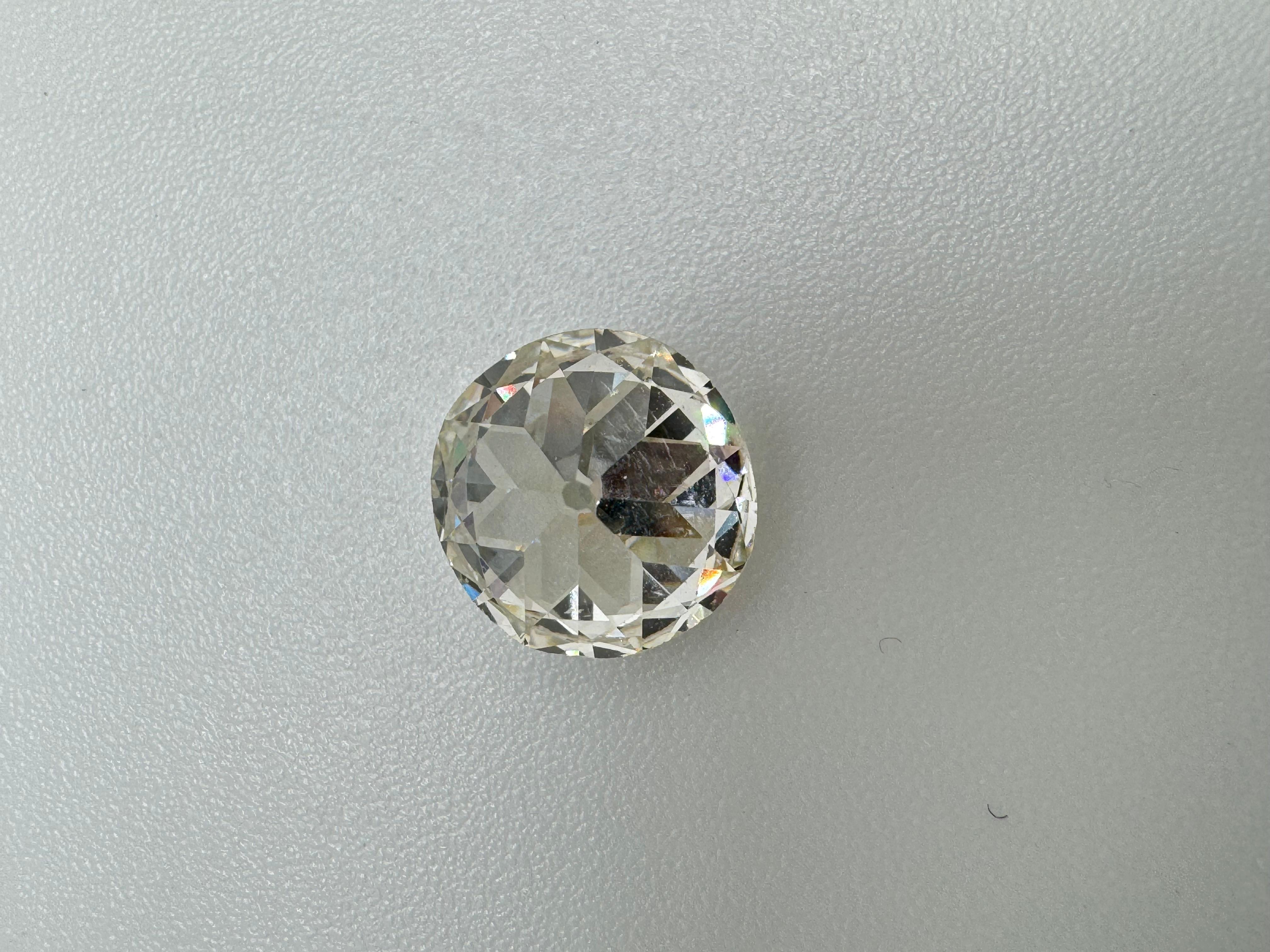 Diamante naturale vecchio taglio brillante europeo con certificazione GIA in vendita 6