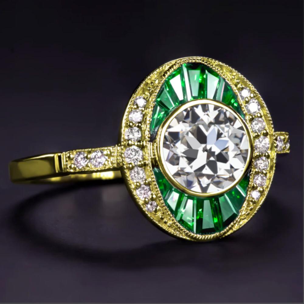 💎 Center Stone: 0.98 carat Circular Brilliant (GIA Certified)
📜 Certification: GIA #6237436307
🎨 Color: L – Warm vintage hue
🔍 Clarity: VS1 – Totally Eye clean
📐 Measurements: 6.10 x 6.23 mm
💍 Metal: 14K Yellow Gold, 3.2 grams
💠 Accent