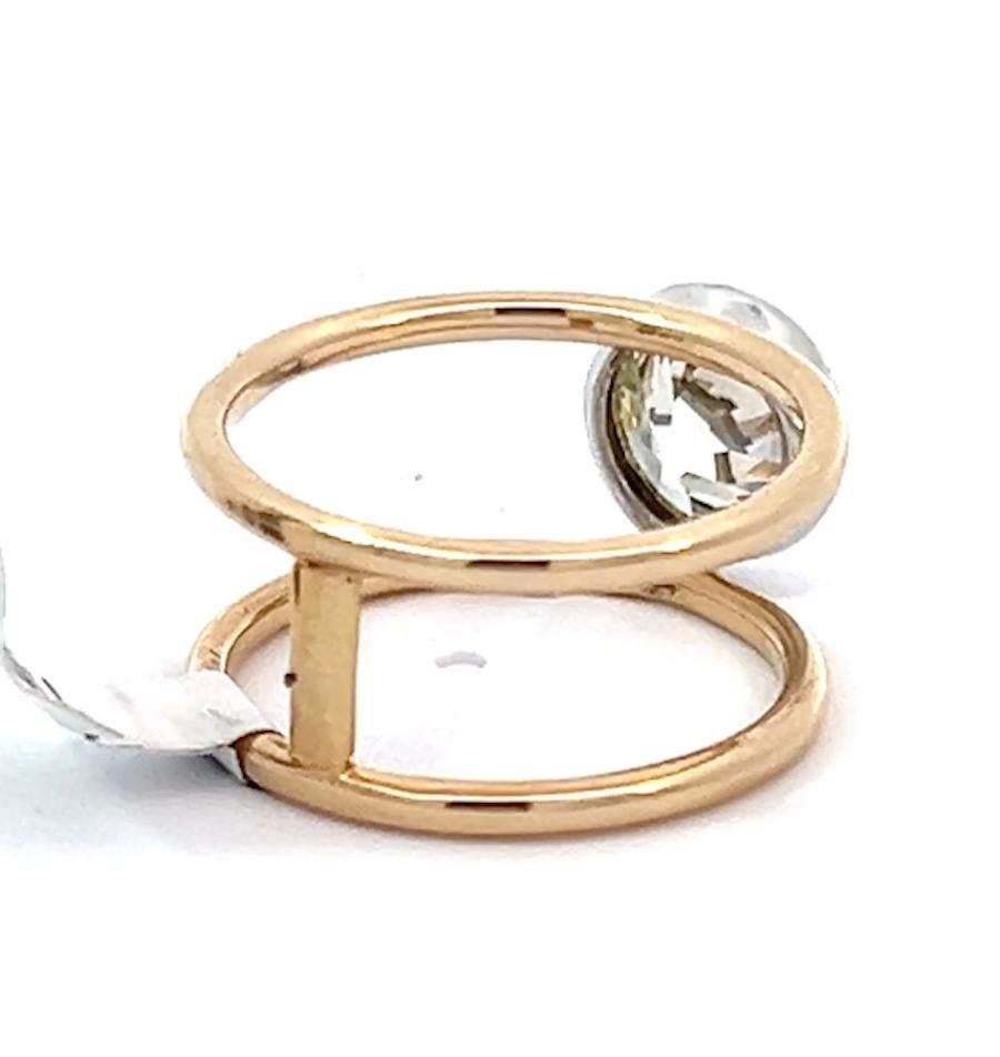 GIA Certified Old European Cut Diamond Engagement Ring For Sale 3