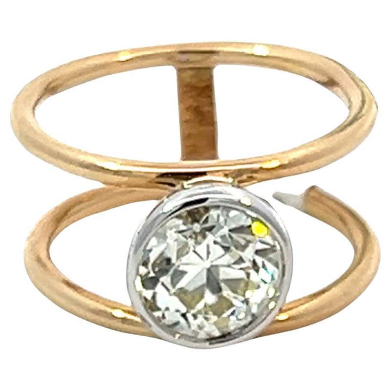 GIA Certified Old European cut diamond ring For Sale at 1stDibs ...