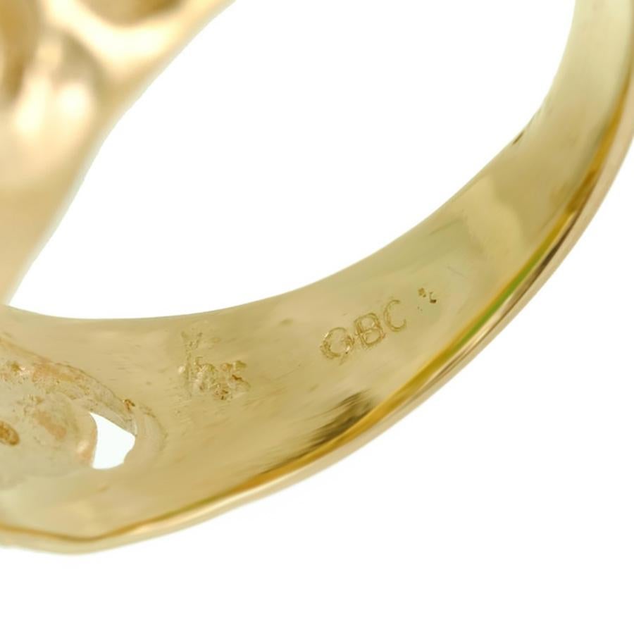 Women's GIA Certified Oval Cabochon Jadeite Jade Natural Green Gold Cocktail Ring For Sale