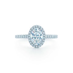 GIA Certified Oval Cut Diamond Engagement 950 Platinum Bridal Set Ring