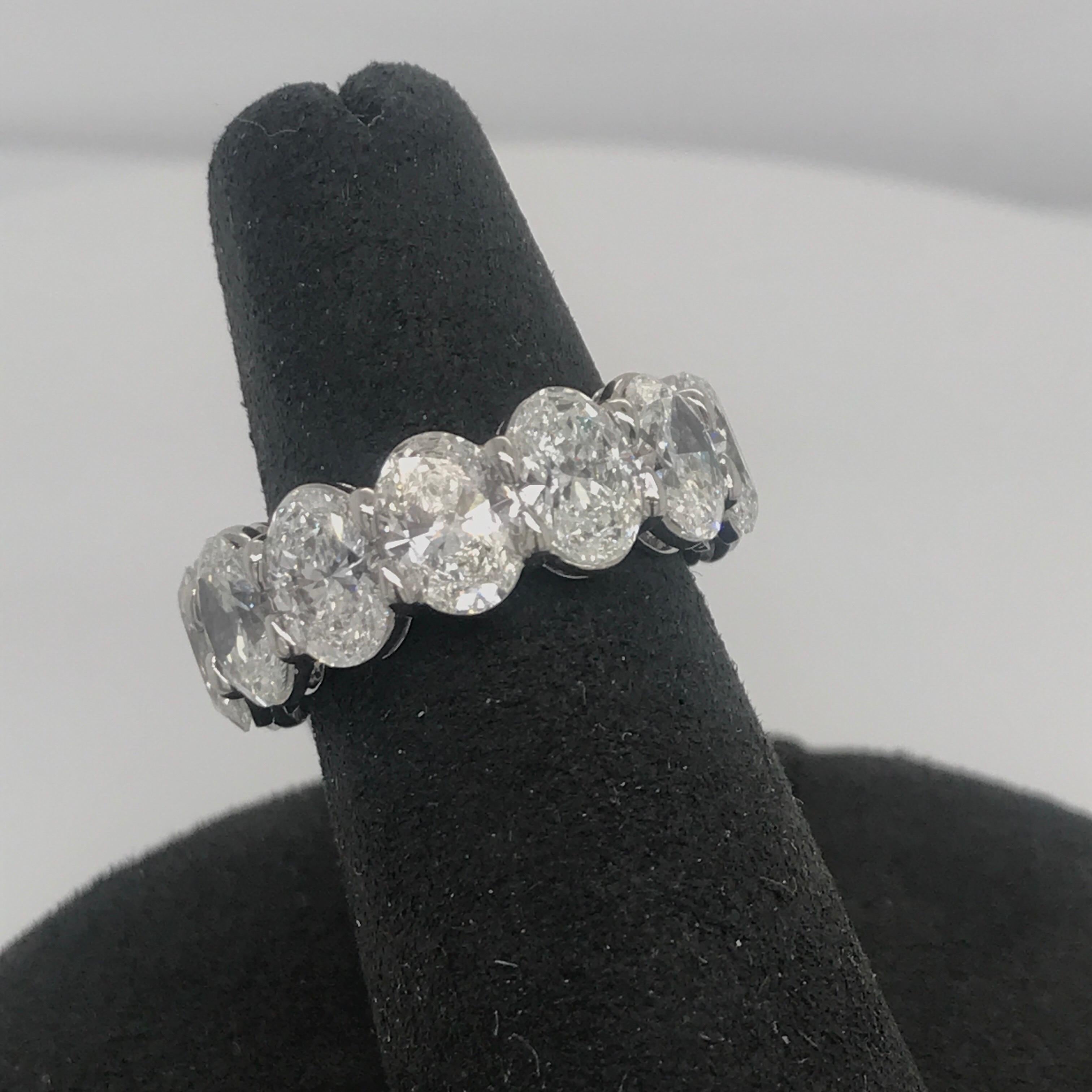 oval eternity band