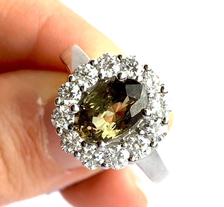 GIA Certified Oval Natural Color Changing Alexandrite ...