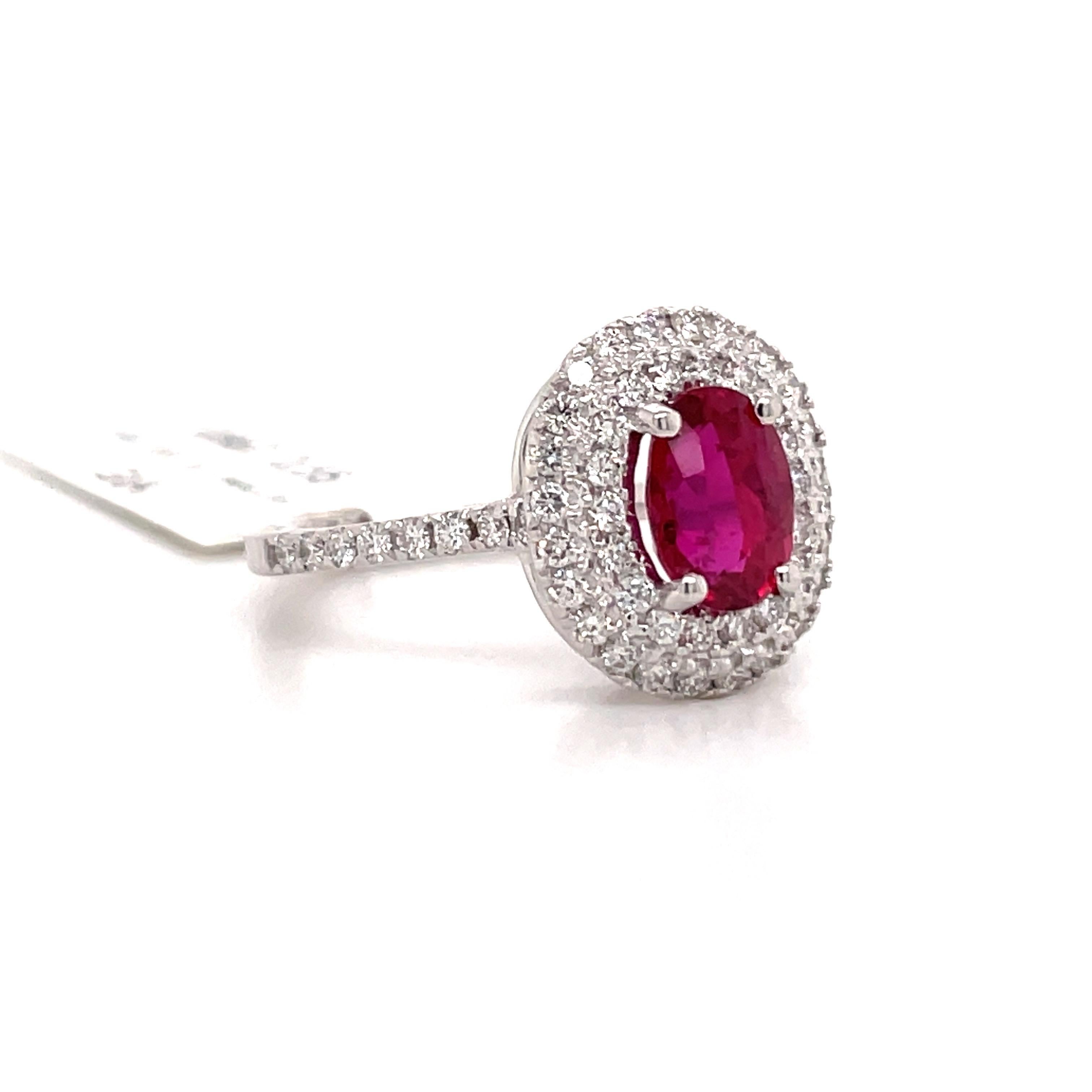 double halo ruby ring