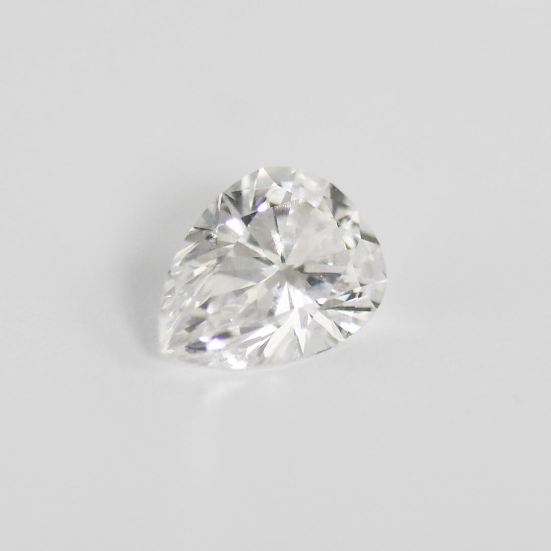Taglio a goccia Diamante a forma di pera certificato GIA 1,44ct in vendita