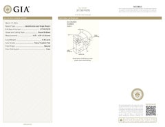 GIA Certified Pink Diamond White Diamond Gold Necklace