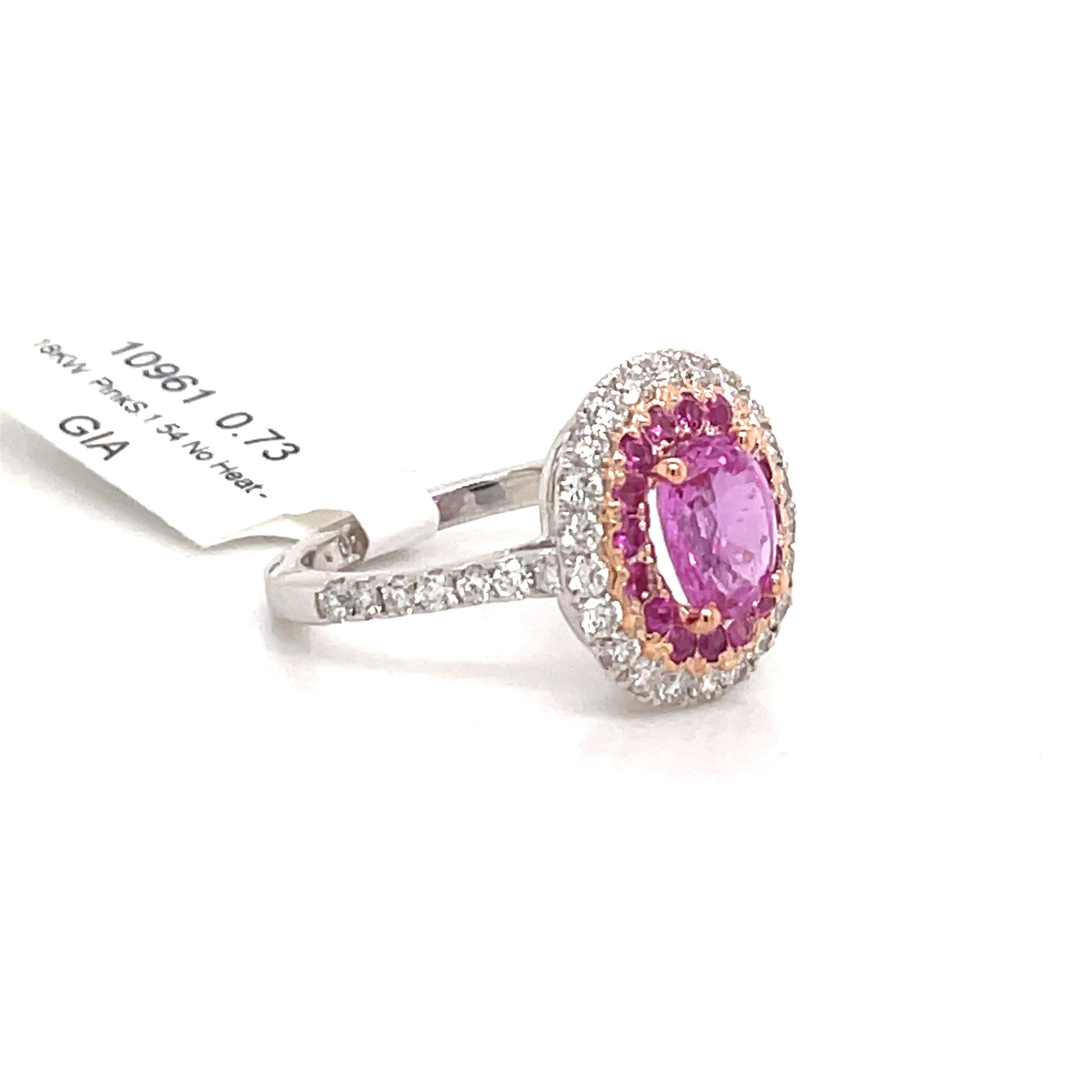 sapphire and pink diamond fusion