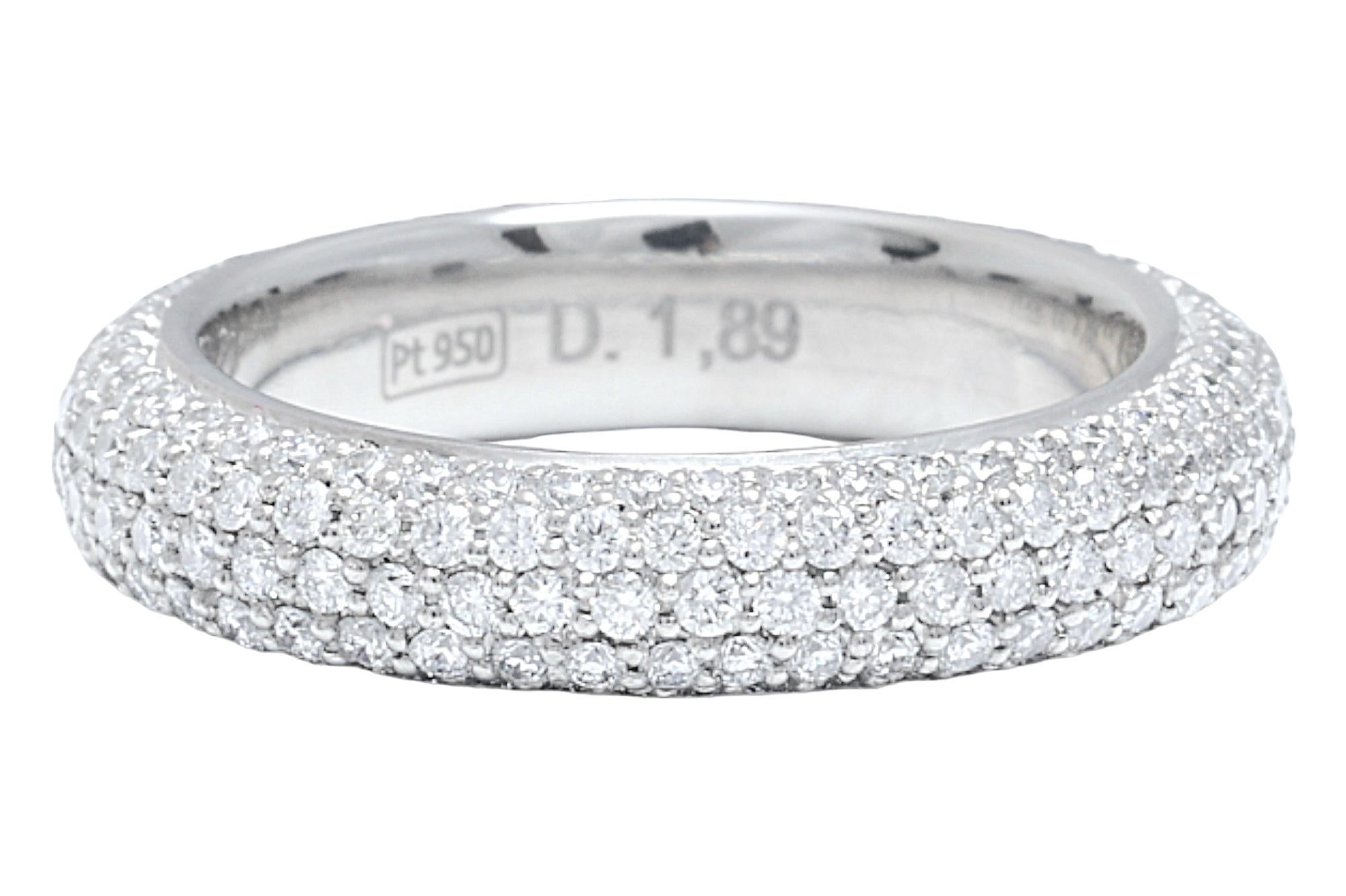 GIA Certified Platinum 15 Carat Fancy Intense Enhanced Pink Diamond Ring  For Sale 4