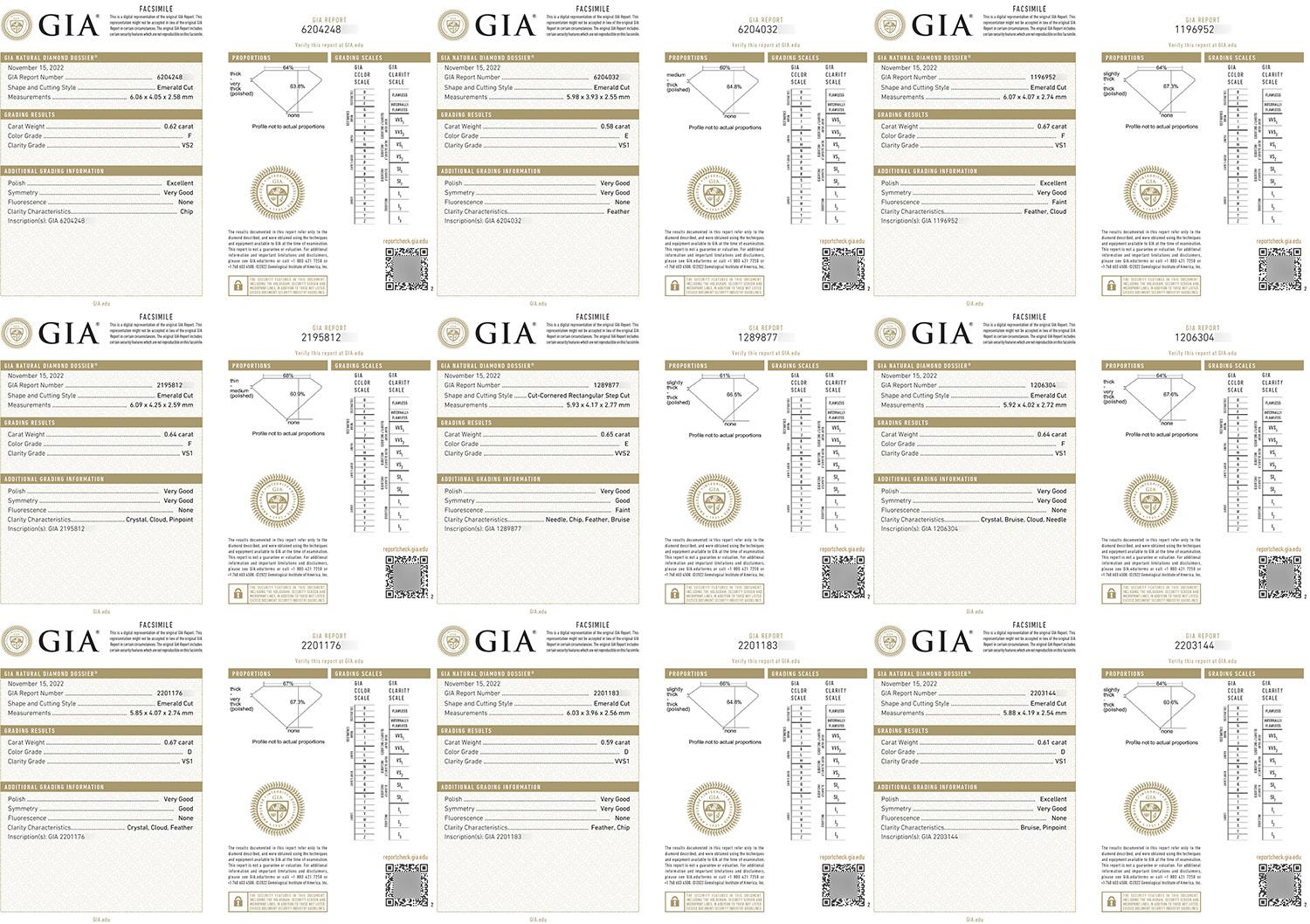 GIA Certified Platinum & Emerald Cut Diamond Eternity Band 10.54ctw D-F/VVS-VS For Sale 4