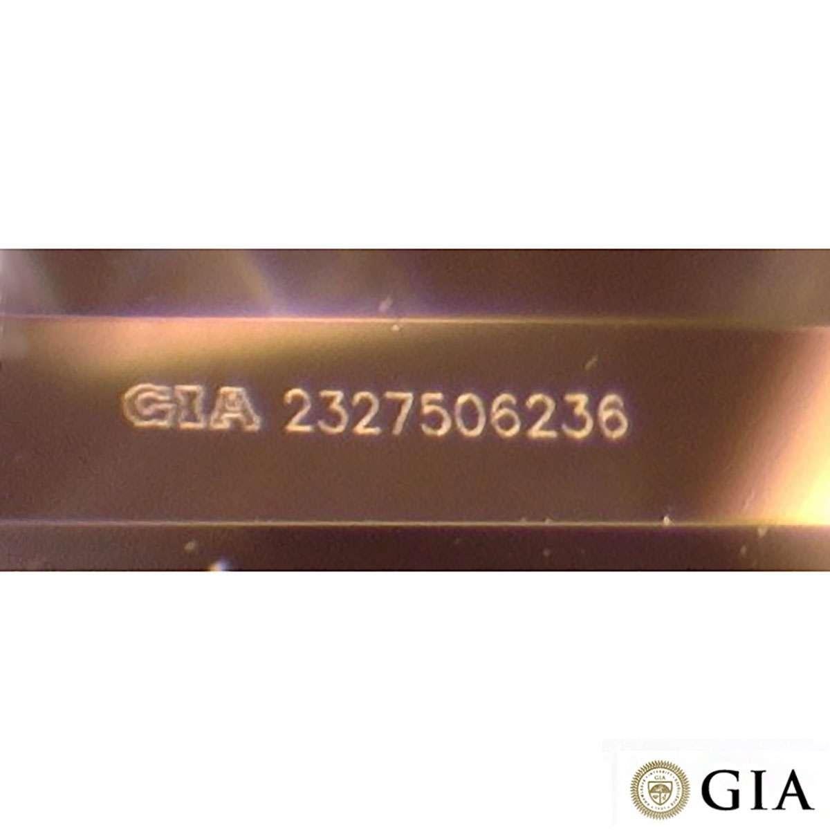 GIA Certified Platinum Radiant Cut Diamond Engagement Ring 1.51 Carat G/VS2 For Sale 1