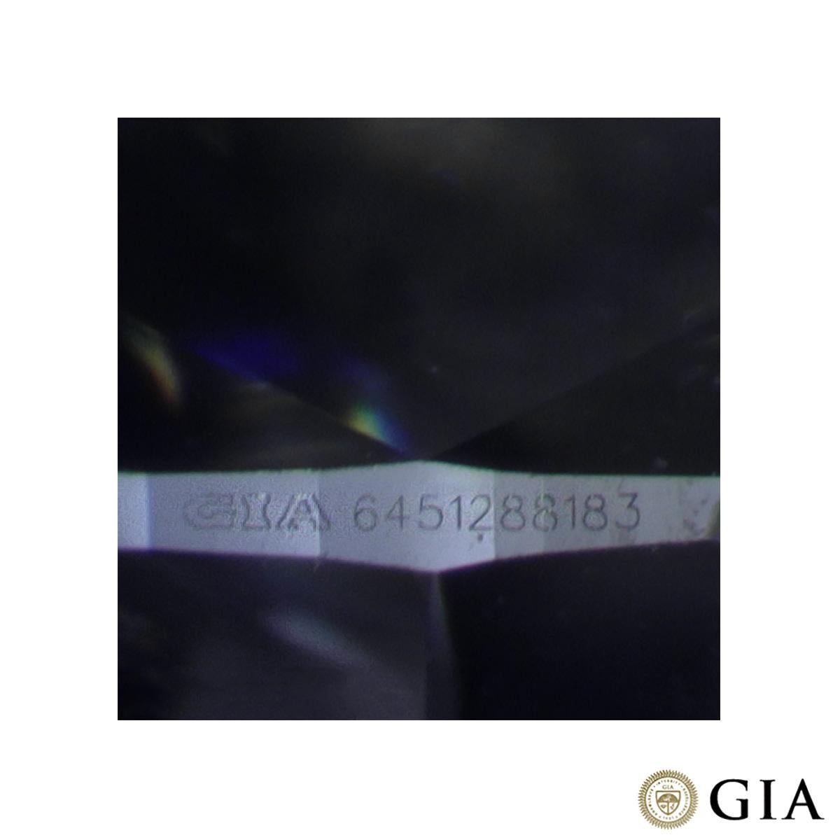 Women's GIA Certified Platinum Round Brilliant Cut Engagement Diamond 2.06ct I/VS1 For Sale