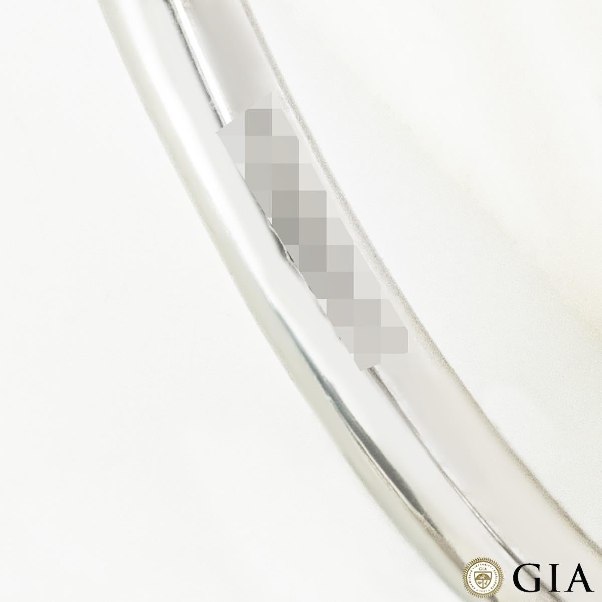 GIA Certified Platinum Round Brilliant Cut Engagement Diamond 2.06ct I/VS1 For Sale 1