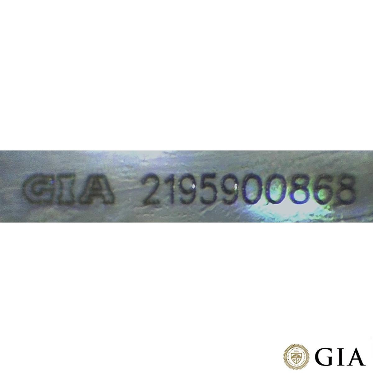 GIA Certified Princess Cut Diamond Engagement Ring 2.01 Carat 3