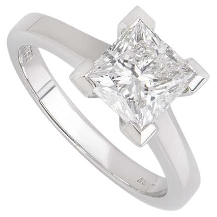  White Gold Princess Cut Diamond Ring 2.01ct G/VS1