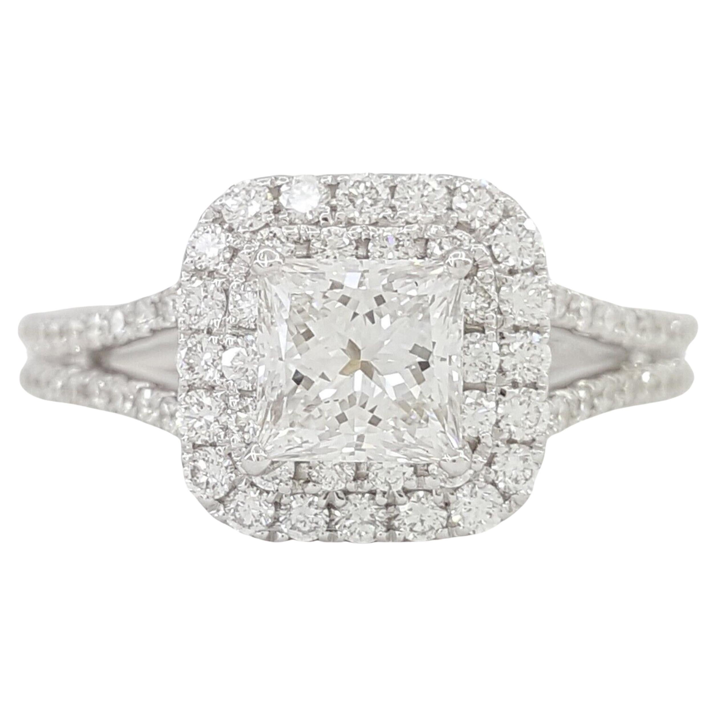 GIA Certified Princess Cut Diamond Ring