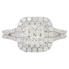 GIA Certified Princess Cut Diamond Ring