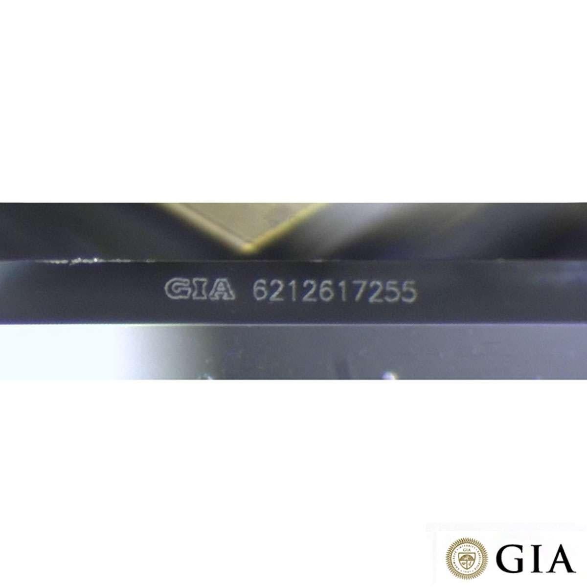 GIA Certified Princess Cut Diamond Ring in Platinum 2.02 Carat 1