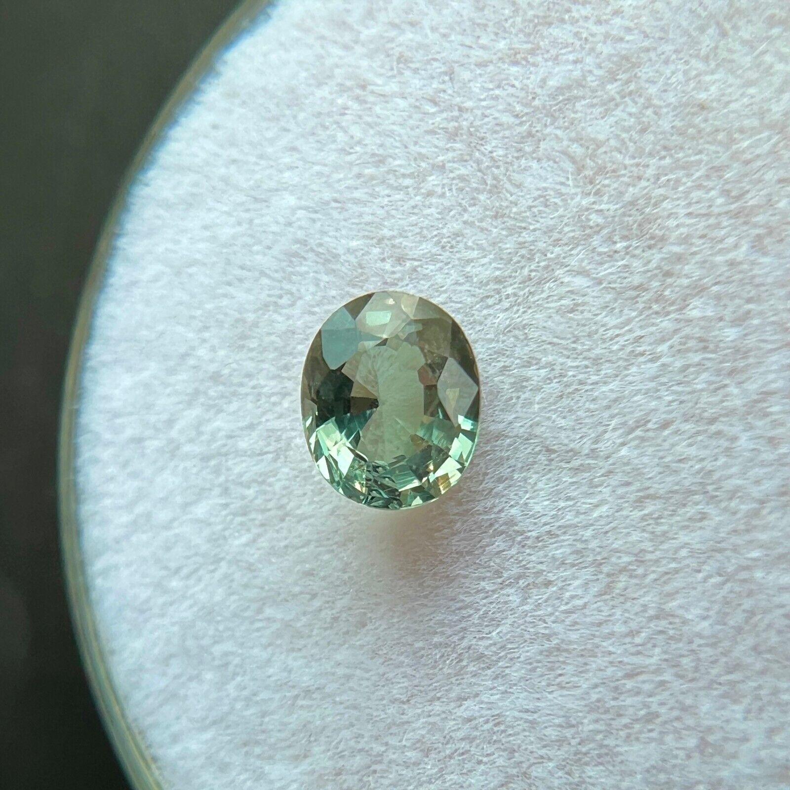 GIA Certificado Raro Natural Cambio de Color Granate 0,57ct Verde Púrpura Gema Talla Ovalada en venta 5