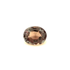 GIA Certified Rare Natural Colour Change Garnet 0.57ct Green Purple Oval Cut Gem